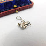 Sterling Silver Matador Charm Pendant Vintage c1970