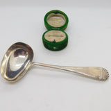 Edwardian Sterling Silver Deep Bowl Medicine Spoon Antique 1908 Sheffield