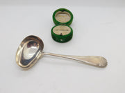 Edwardian Sterling Silver Deep Bowl Medicine Spoon Antique 1908 Sheffield