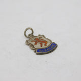 Sterling Silver Enamel Glencoe Shield Souvenir Charm Pendant Vintage c1970s WB's