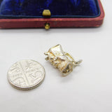 Sterling Silver Toby Jug Charm Pendant Vintage c1970