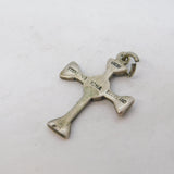 Celtic Art Industries Scottish Sterling Silver Cross Charm Pendant Vintage c1950