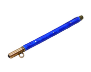 Art Deco Sterling Silver Gilt Guilloche Enamel Propelling Pencil Antique c1920s