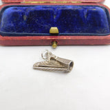 Sterling Silver Concert Harp Charm Pendant Vintage c1970