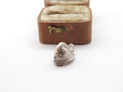 Sterling Silver Police Helmet Charm Pendant Vintage c1970