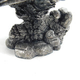 Country Artists Sterling Silver Filled Perched Owl Figurine Statue Vintage 1997
