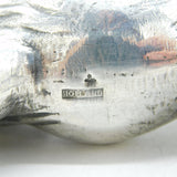 19th Century Dutch Sterling Silver Cow Creamer Jug Antique c1890s