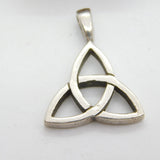 Sterling Silver Celtic Knot Charm Pendant Vintage c1970
