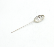 George II Sterling Silver Floral Pierced Mote Spoon Antique c1750s
