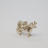 Sterling Silver Milking Cow Charm Pendant Vintage c1970