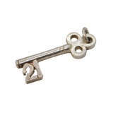 Sterling Silver 21st Birthday Key Charm Pendant Vintage c1970