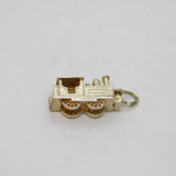 Sterling Silver NUVO Opening Steam Locomotive Charm Pendant Vintage c1970s