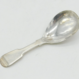 Victorian Sterling Silver Tea Caddy Spoon Antique 1859 Birmingham George Unite