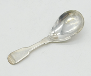 Victorian Sterling Silver Tea Caddy Spoon Antique 1859 Birmingham George Unite
