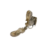 Sterling Silver Family in the Shoe Opening Charm Pendant Vintage c1970