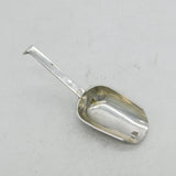 19th Century Russian Silver Niello Enamel Tea Caddy Spoon Antique 1865 Moscow