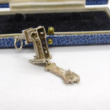 Sterling Silver Opening Wedding Couple in the Church Charm Pendant Vintage c1970