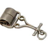 Sterling Silver Lawn Roller Charm Pendant Vintage c1970