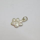 Sterling Silver Dog Paw Charm Pendant Contemporary c2010