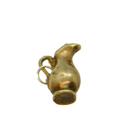 Victorian Sterling Silver Gilt Jug Or Pitcher Charm Antique 1877 Birmingham