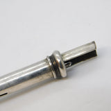 Victorian Sterling Silver Floral Pattern Propelling Pencil & Pen Antique c1890s