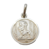Sterling Silver Aquarius Zodiac Charm Pendant Vintage c1970