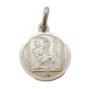 Sterling Silver Aquarius Zodiac Charm Pendant Vintage c1970