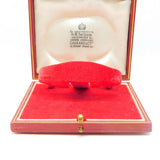 Goldsmiths Crown Jewellers Tooled Leather Jewellery Bracelet Box Vintage