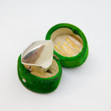 Mexican 925 Silver Abstract Shape Domed Studio Ring Modern c1990 Size T