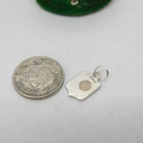 Sterling Silver & Enamel Monaco Shield Pendant Vintage c1970
