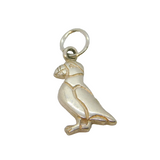 Sterling Silver Puffin Form Charm Pendant Vintage c1970s