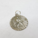 Georg Jensen Sterling Silver St Christopher Charm Pendant Vintage c1970