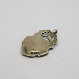 Sterling Silver Fob Medal Antique 1921 Birmingham Art Deco