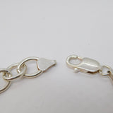 Chunky Sterling Silver Cable Link Chain Bracelet Vintage c1990s