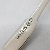 George III Sterling Silver Shaped Bowl Tea Caddy Spoon Antique 1811 Birmingham