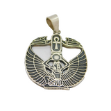 Sterling Silver Egyptian Style Ankh Pendant Vintage c1970