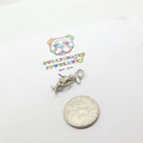 Sterling Silver Articulated 'Ballet Dog' Charm Vintage c1970
