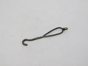 Victorian Sterling Silver Button Hook Fob Pendant Antique 1891 Birmingham