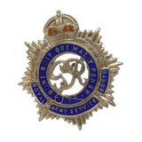 WWII Sterling Silver & Enamel Royal Army Service Corps Sweetheart Brooch