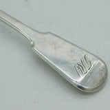 19th Century Maltese Sterling Silver Dessert Spoon Antique c1820s