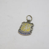 Sterling Silver Enamel Somerset Charm Pendant Vintage c1970