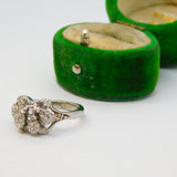 Sterling Silver Hops Vine Design Ring Vintage c1970 Size L