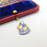 Sterling Silver & Enamel Bournemouth  Charm Pendant Vintage c1970