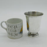 18th Century Montpellier French .958 Silver Pedestal Beaker Cup Antique 1774