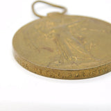 WW1 Pair of War Medals, Victory Medal PTE V Barrett Hampshire Regt.