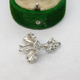 Sterling Silver Flamenco Dancer Charm Pendant Vintage c1970