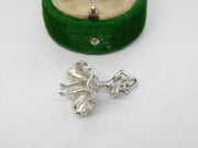 Sterling Silver Flamenco Dancer Charm Pendant Vintage c1970