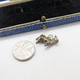 Sterling Silver Jersey Cow Charm Pendant Vintage c1970
