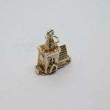 Sterling Silver Opening Church With Couple Inside Charm Pendant Vintage c1970