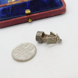 Sterling Silver Wishing Well Charm Pendant Vintage c1970